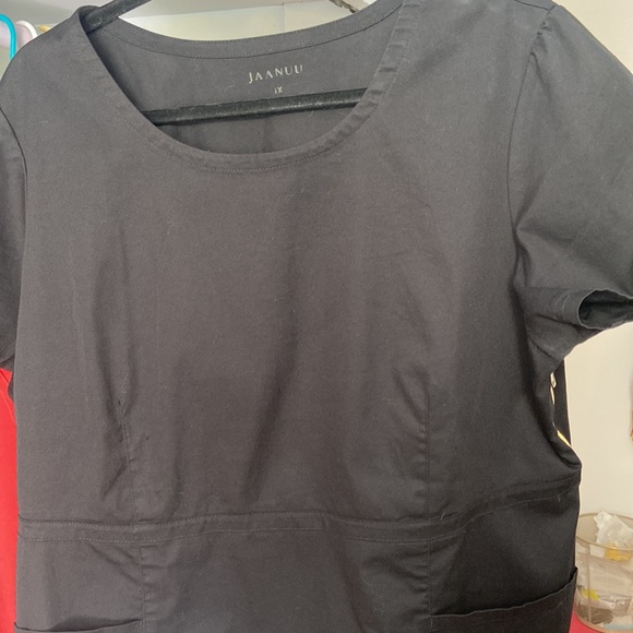 Jaanuu peplum top with gold zipper. - Picture 7 of 7